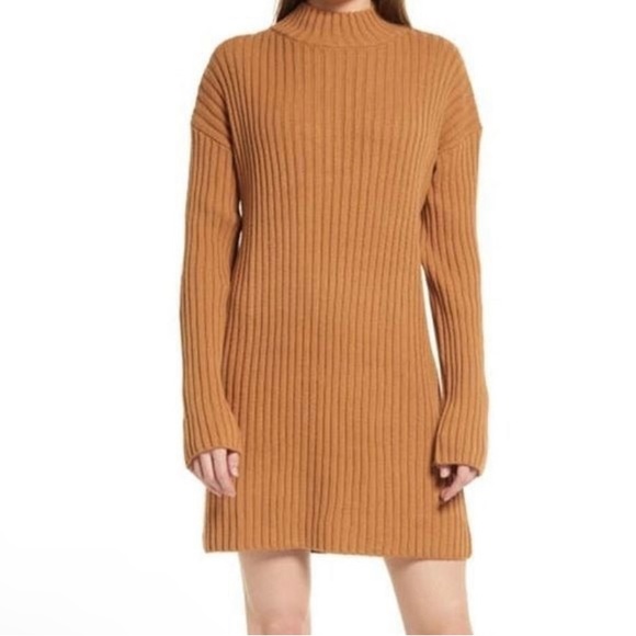 bp Dresses & Skirts - BP Tan Dale Sweater Dress